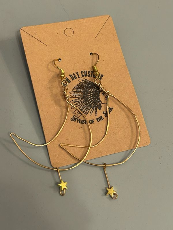 Moon and Stars Earrings