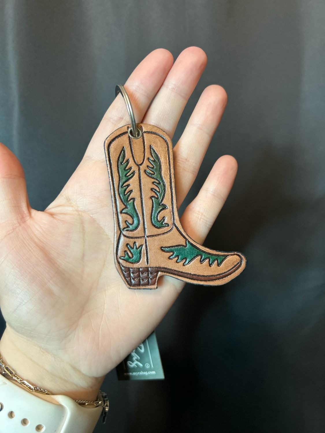 Moss &amp; Mesa Leather Key Fob