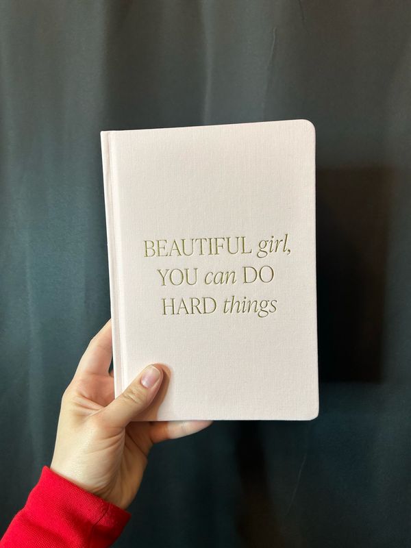 Beautiful Girl Fabric Journal