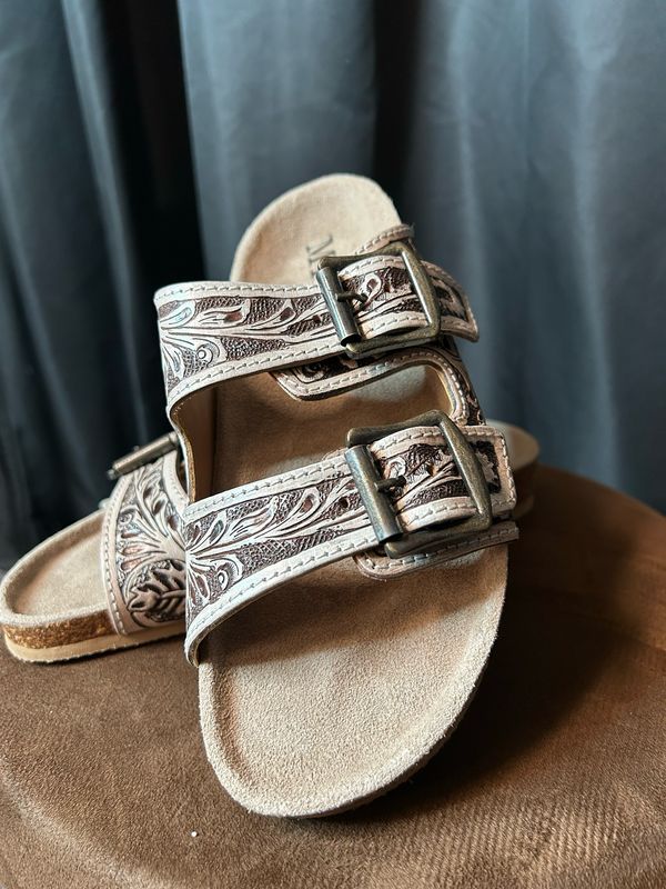 Mesa Scroll Sandals