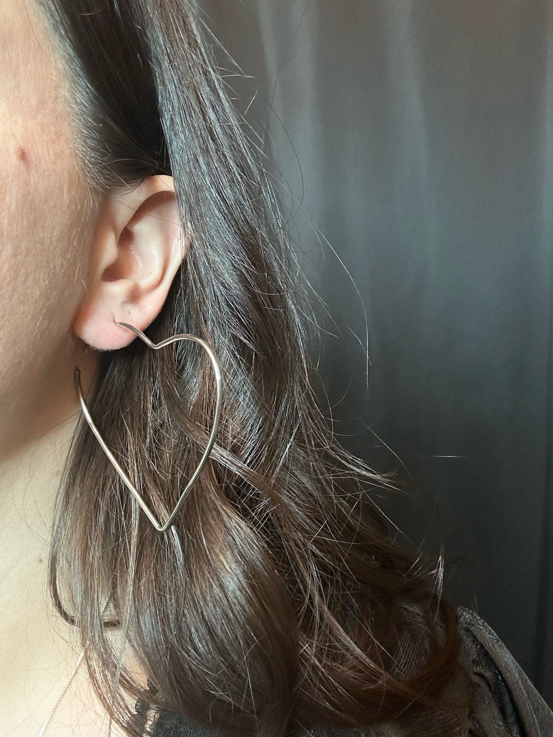 Sterling Silver Heart Earrings