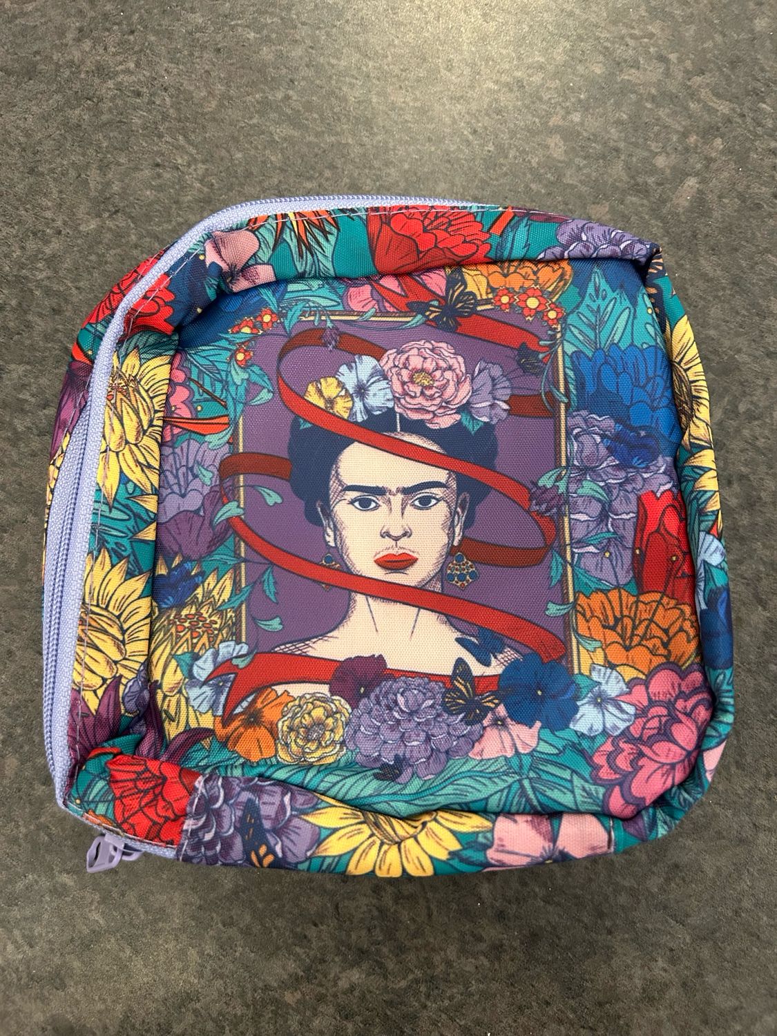 Frida Zip Bags, Color: Purple