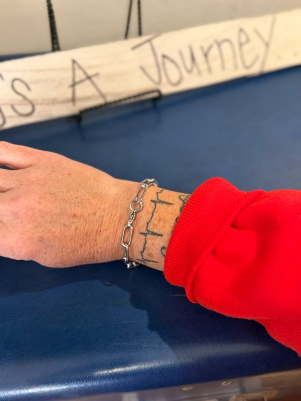 Paper Clip Chain Bracelet