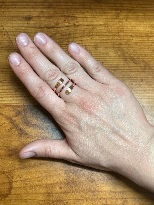 Copper Twist Ring