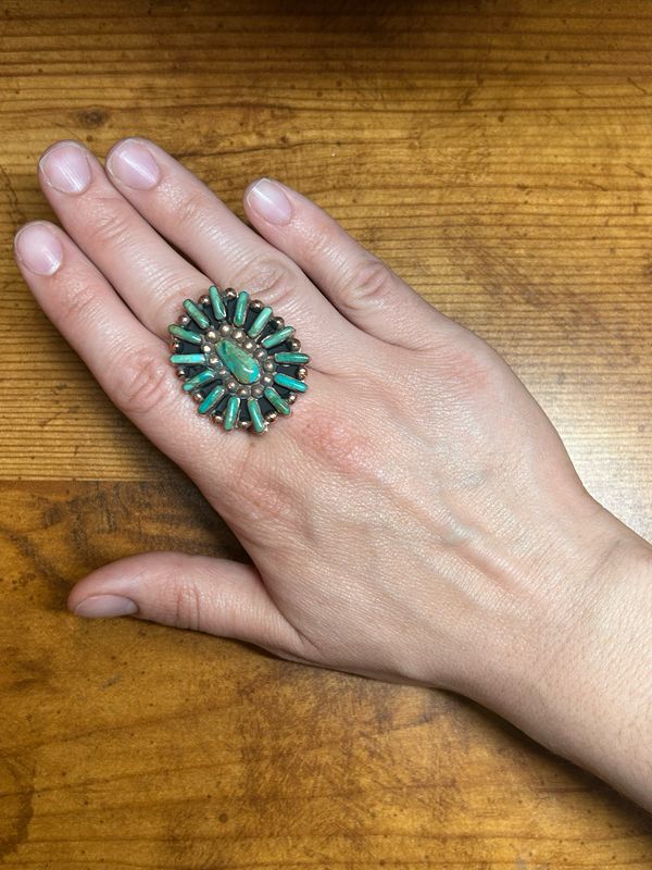 Copper Cluster Adjustable Ring