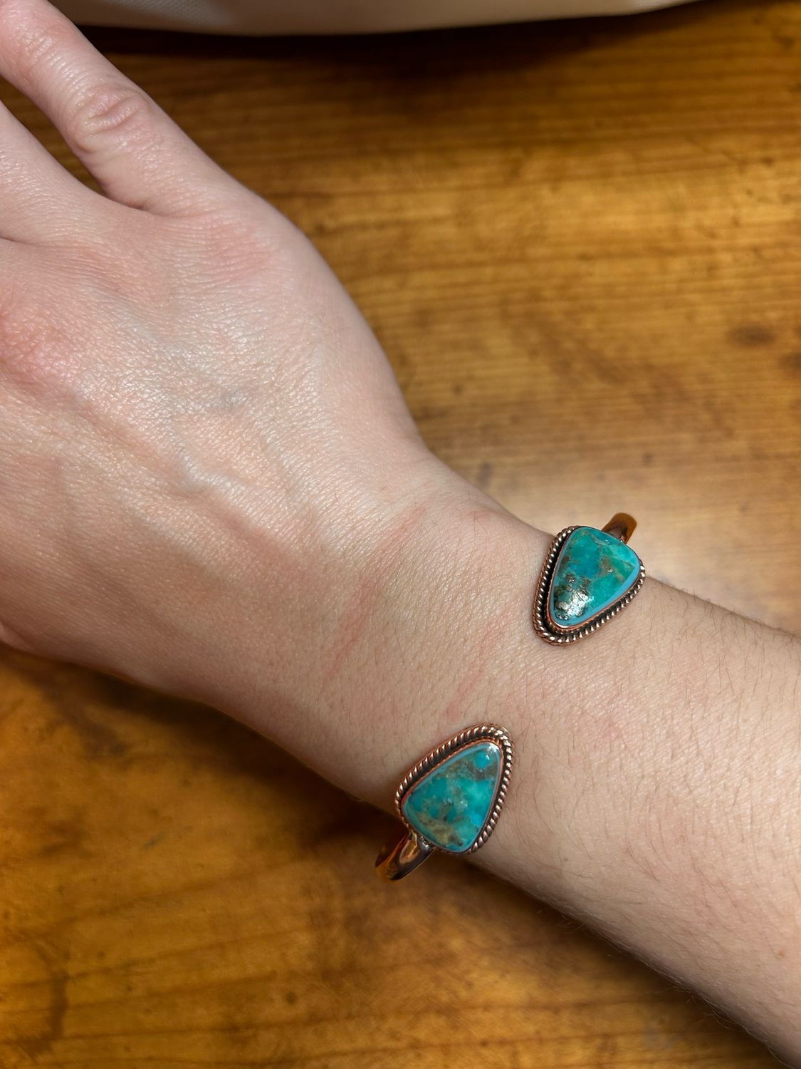 Copper Triangle Cuff