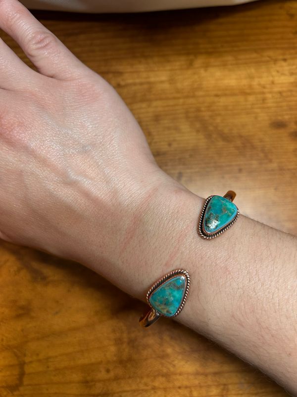 Copper Triangle Cuff