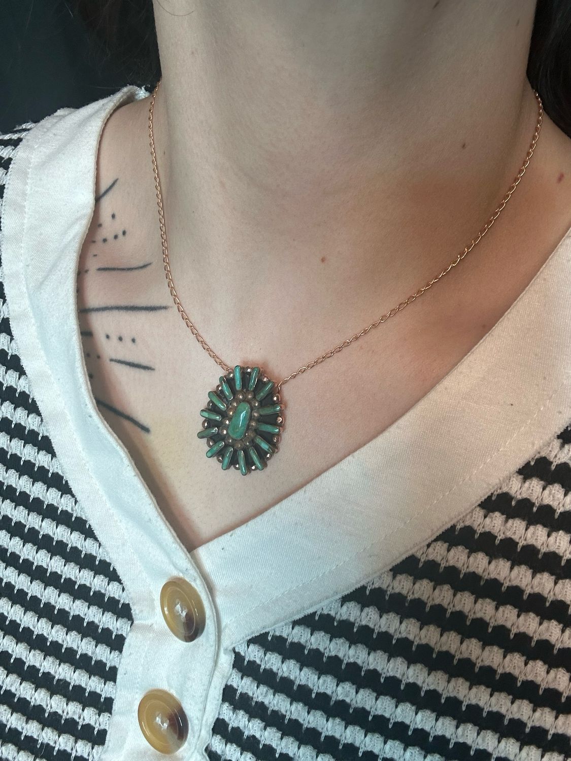 Copper Cluster Necklace