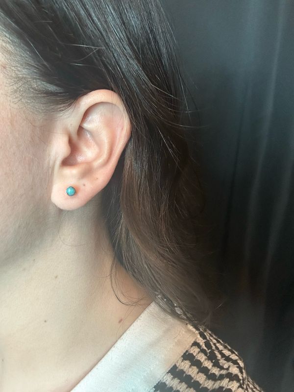 Copper Stud Earrings