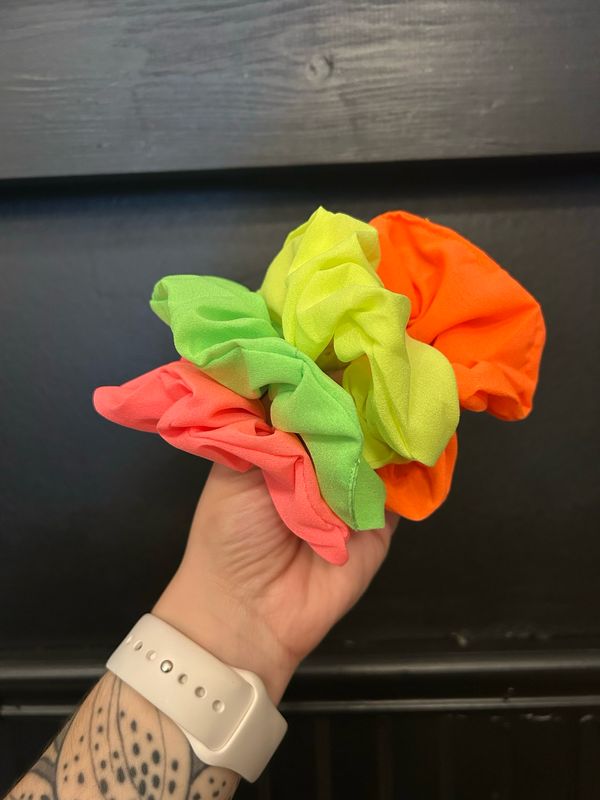 Neon Scrunchies