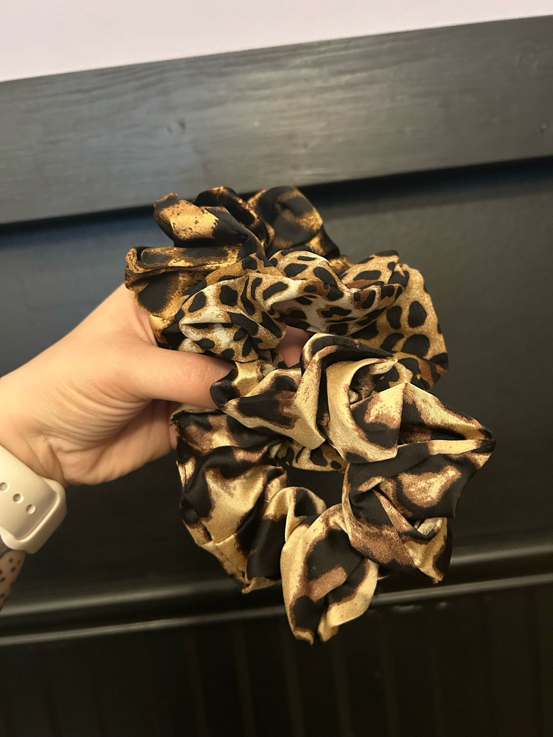 Leopard Scrunchies