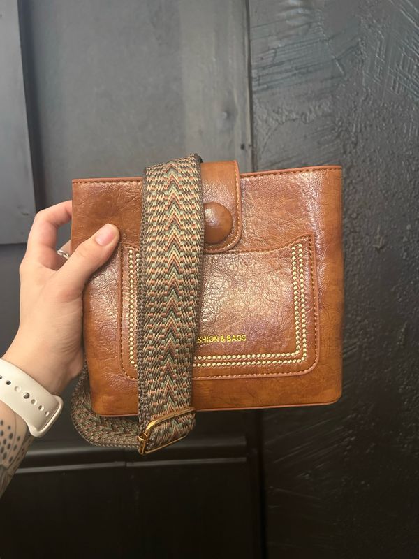 Small Boho Leather Shoulder Bag