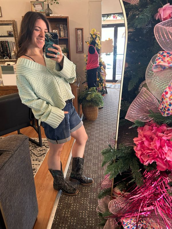 Knit Cropped Cardigan