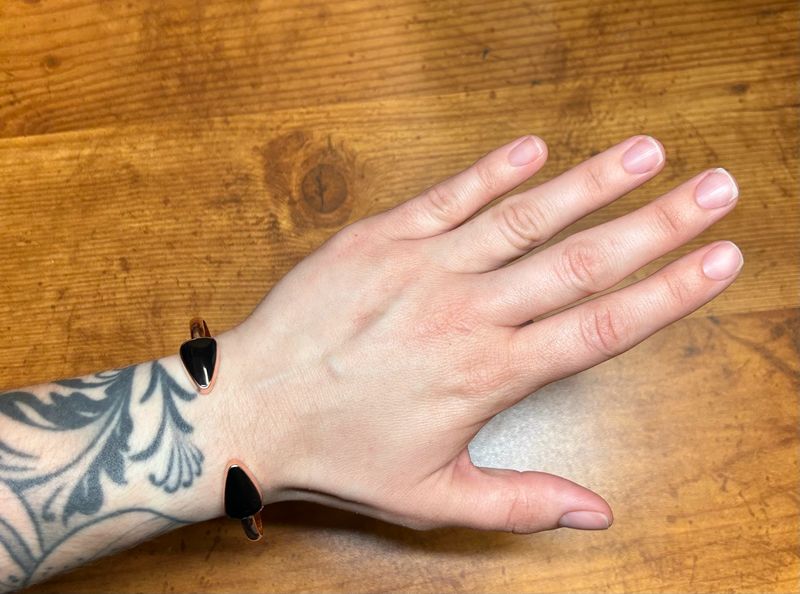 Onyx Copper Cuff