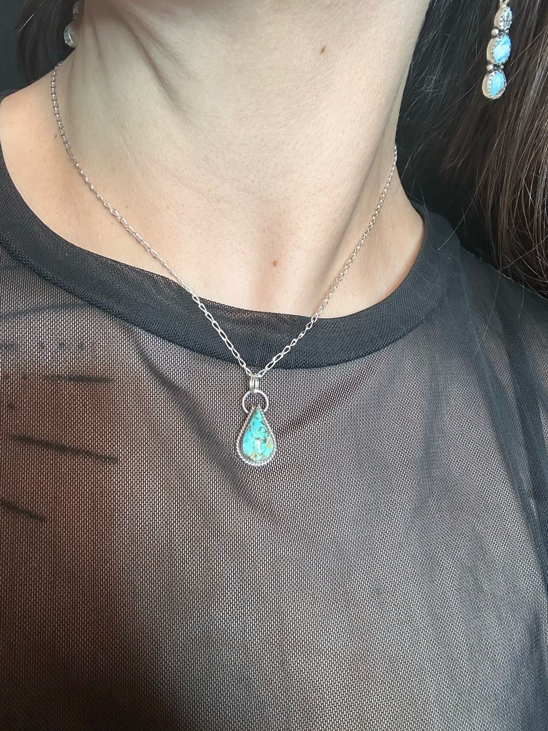 Teardrop Pendant Necklace