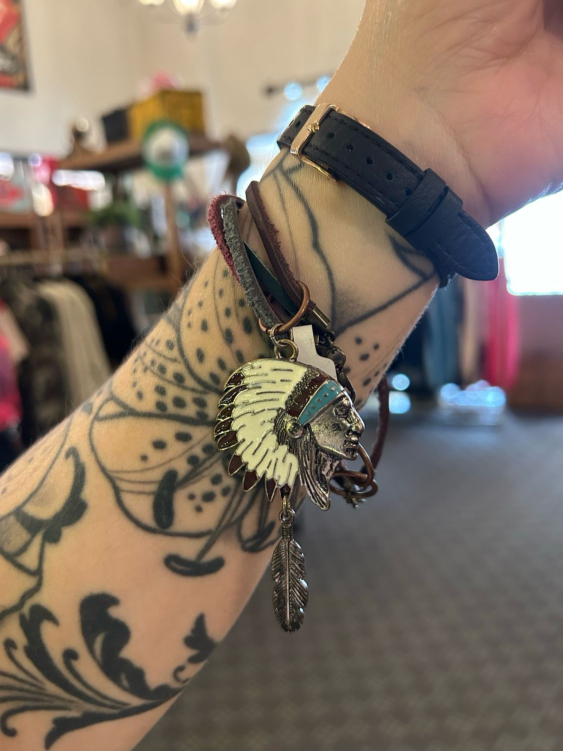 Indian Leather Bracelet