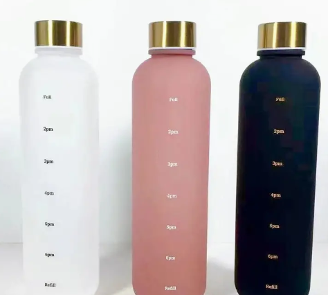Modern Time Stamped Water Bottle