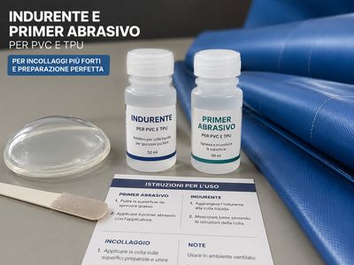 Indurente e Preparatore di superficie per TPU e PVC – Kit professionale da 50 ml