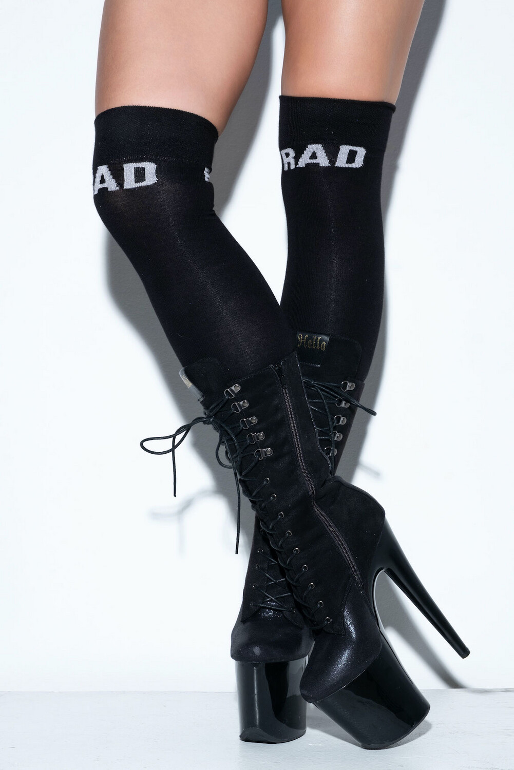 Rad over the knee socks - Black