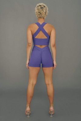 Cxix- biker short purple 