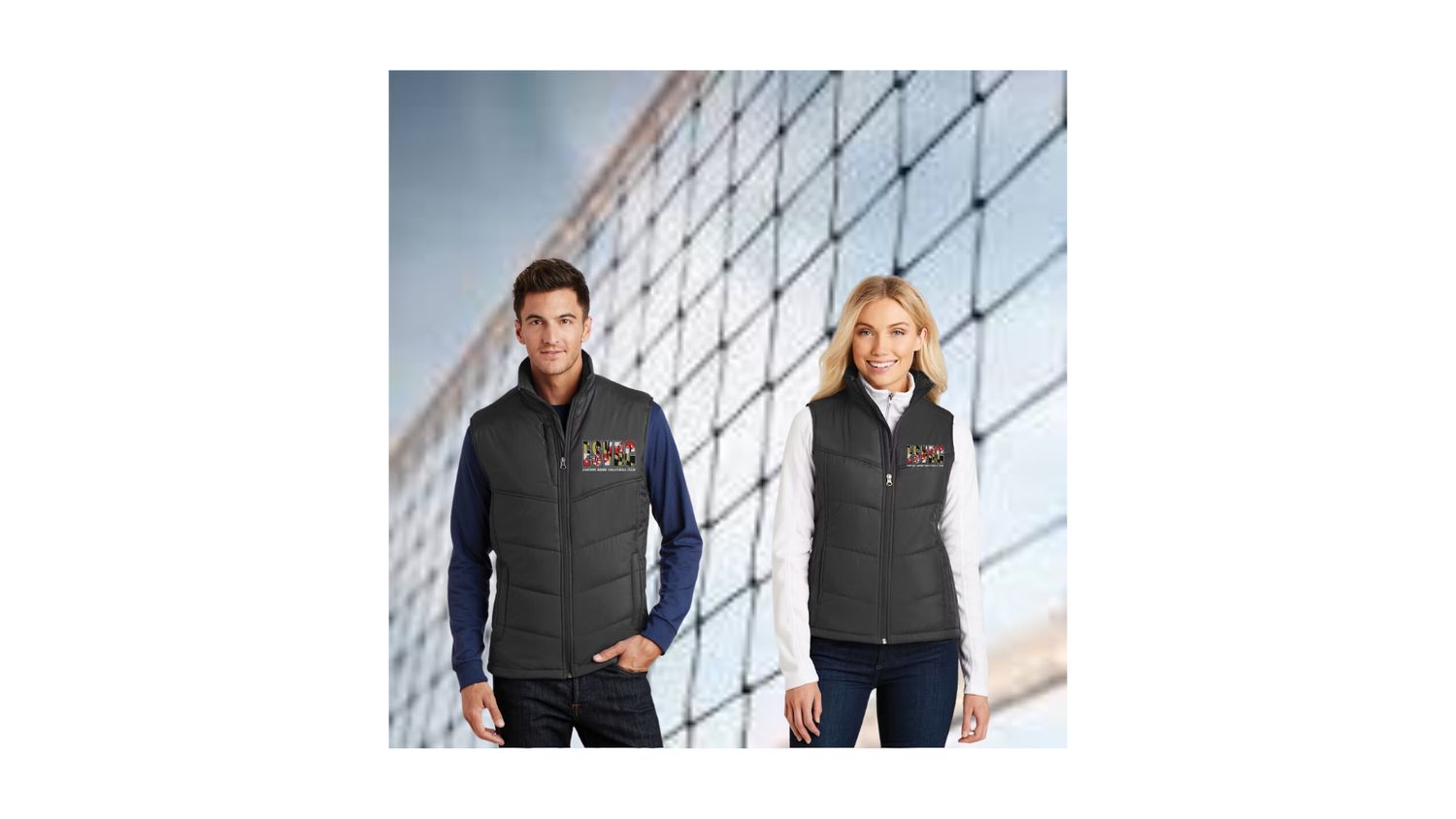 Puffy Vest Embroidered Logo