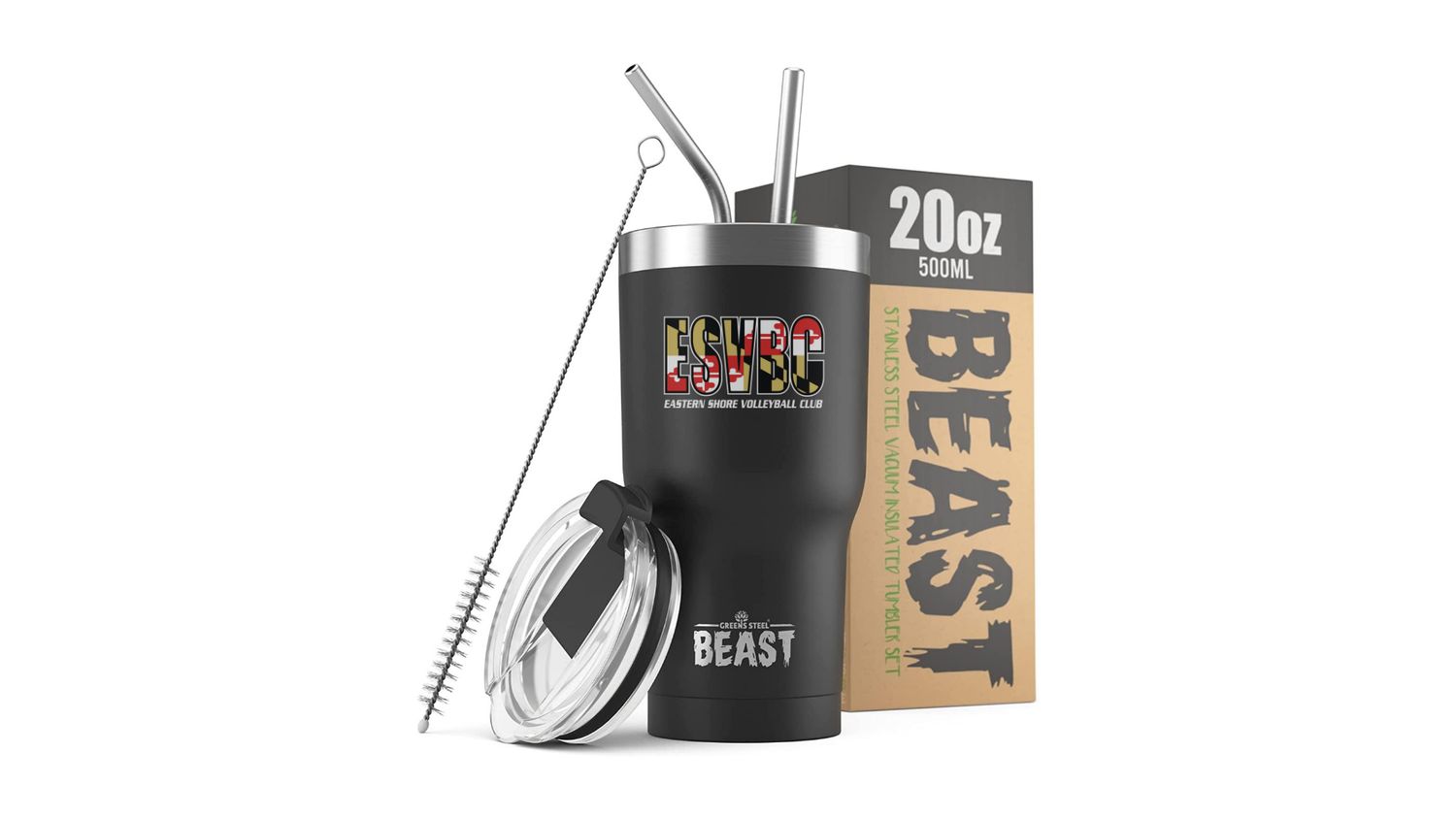 20 oz. Black Beast Insulated Tumbler