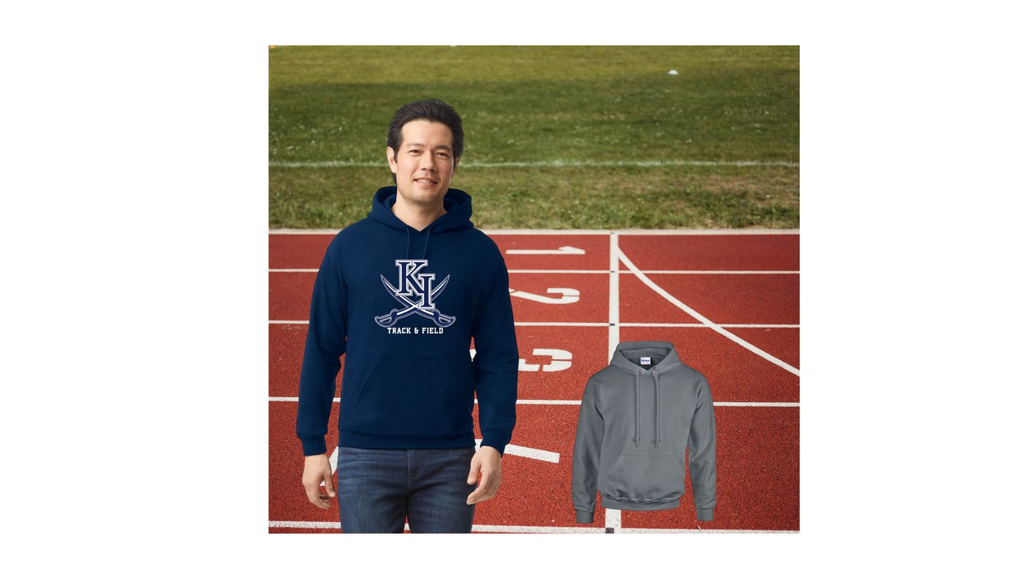 KI Gilden Adult Unisex Heavy Blend 50/50 Hoodie