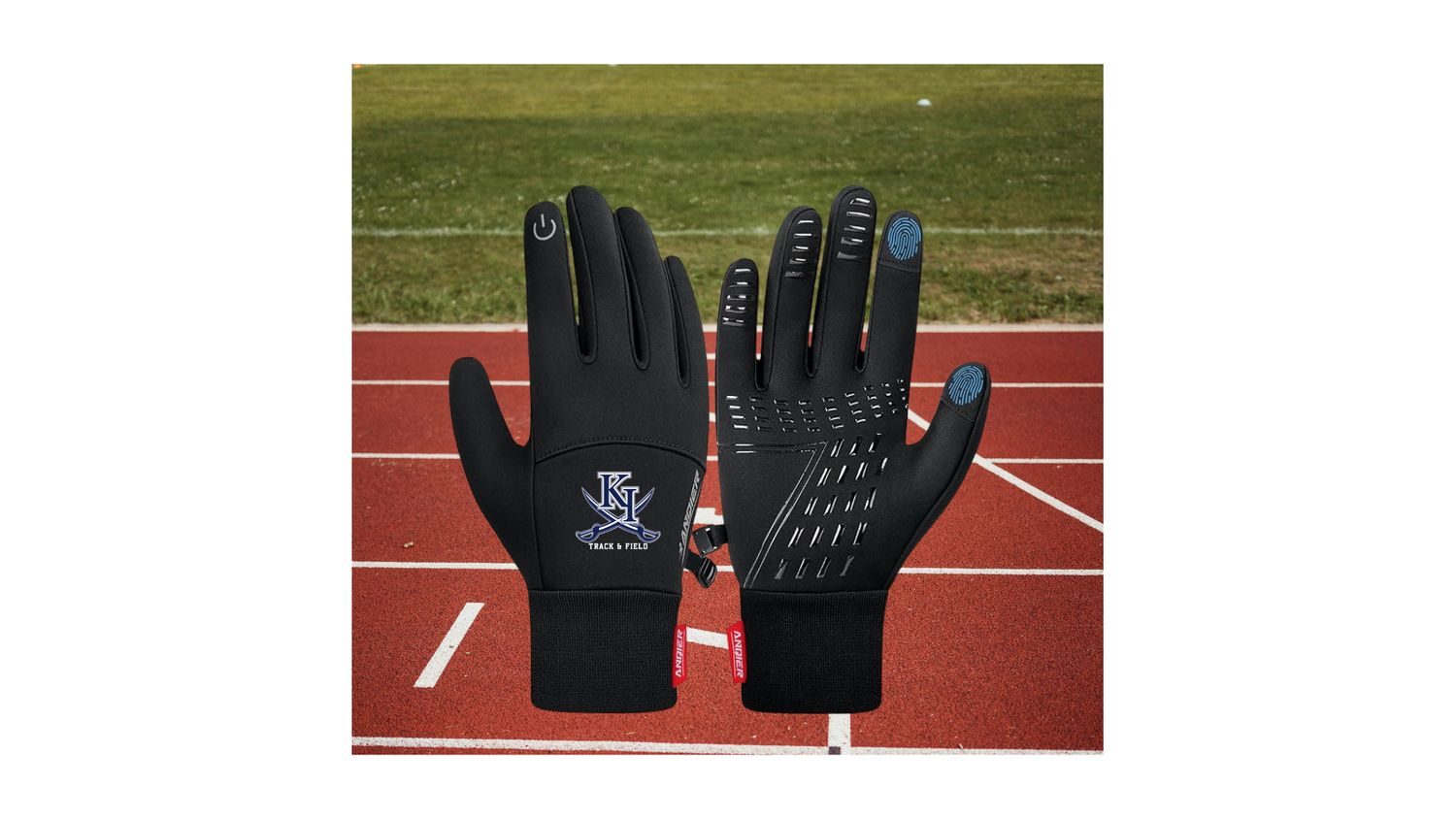 KI Anqier Winter Gloves,Newest Windproof Warm Touchscreen Gloves Men Women for Cycling Running Outdoor Activities - DTF