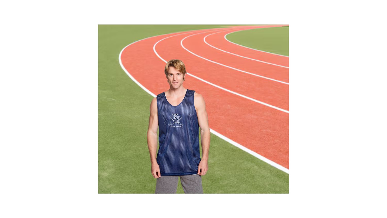 KI A4 Mens or Ladies Reversible Mesh Tank