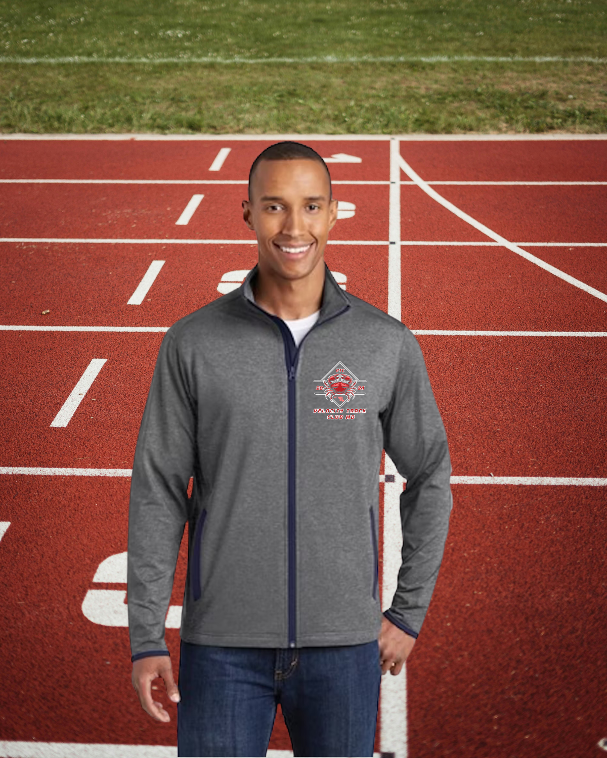 VTC  Sport Tek Full Zipper Fleece Embroidered Logo