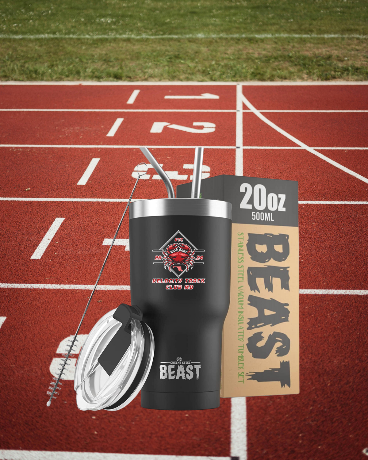 VTC 20 oz. Black Beast Insulated Tumbler