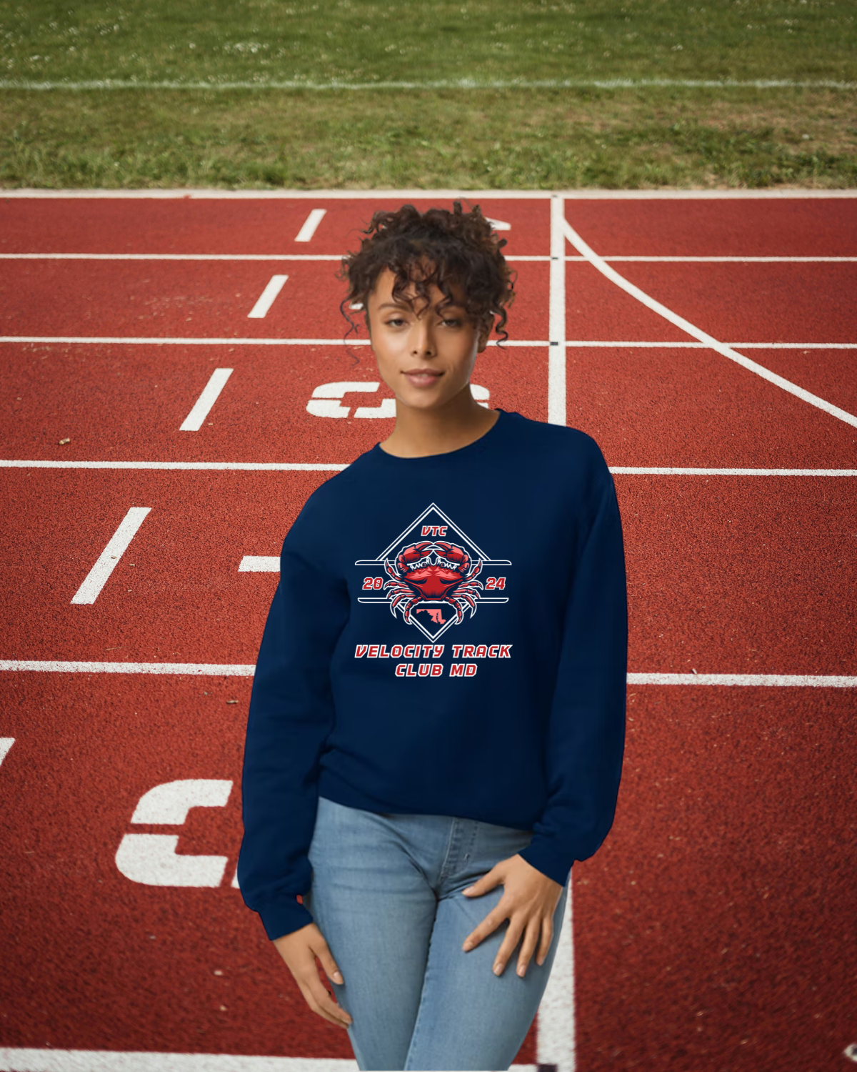 VTC Gilden Adult DriBlend 50/50 Crew Sweatshirt
