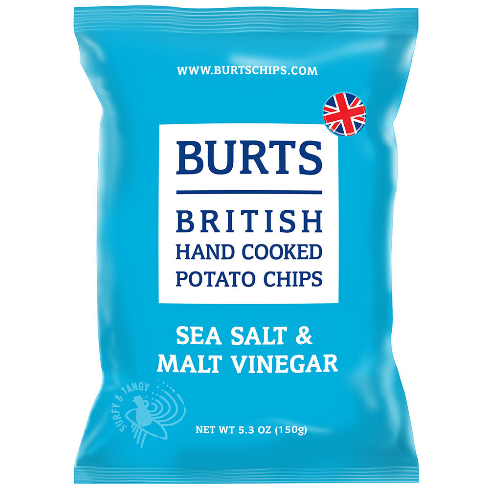 Burts Sea Salt &amp; Malted Vinegar Crisps