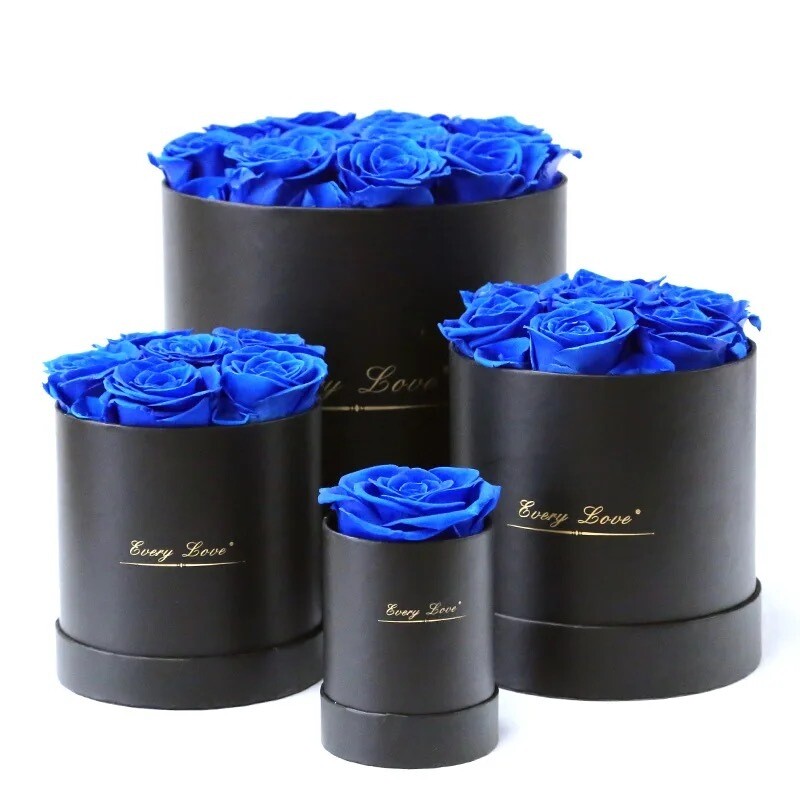 Eternal Rose in Box Preserved Natural Rose Flowers With Box Set The Best Gift Romantic Wedding, Valentines Day Gift