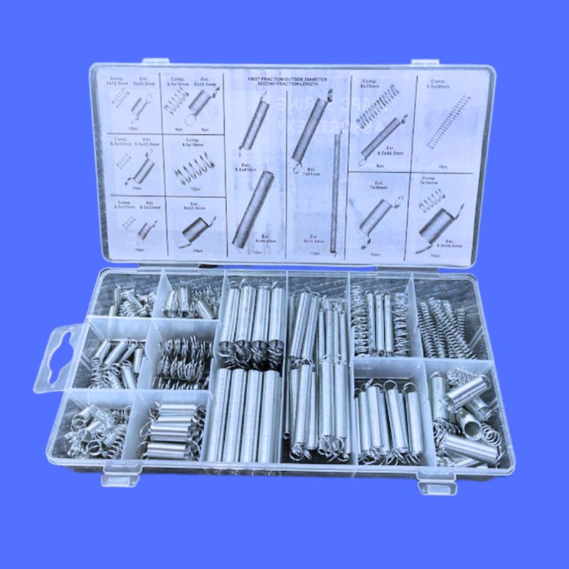 200 Piece Assorted Spring Set 200 Assorted Spring Box for Engineering or around the home