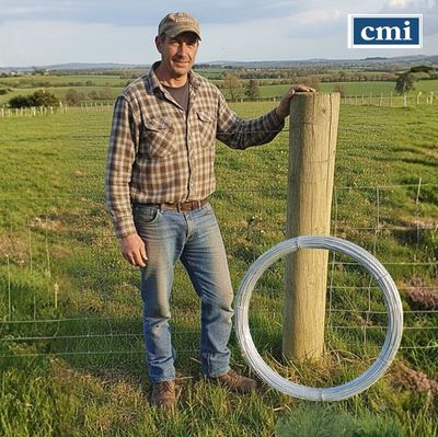 2.5mm High Tensile Fencing Wire 25kg Long-Life Zinc Aluminium