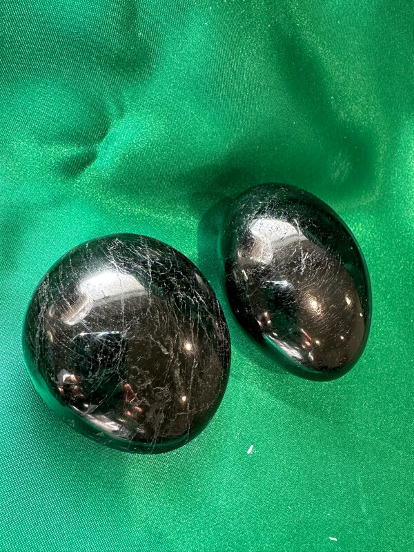 Tourmaline Palm Stones