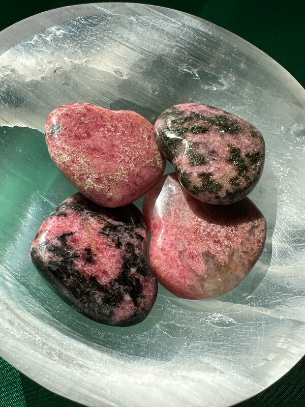 Rhodonite Hearts