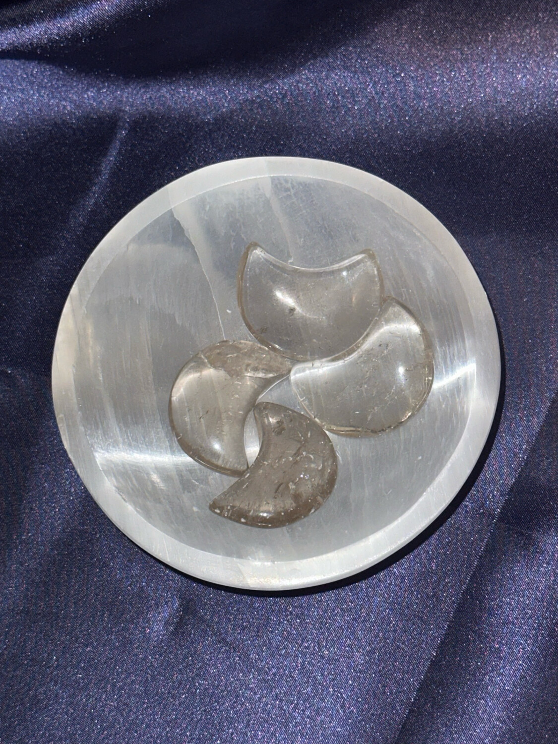 Smoky Quartz Mini Moon
