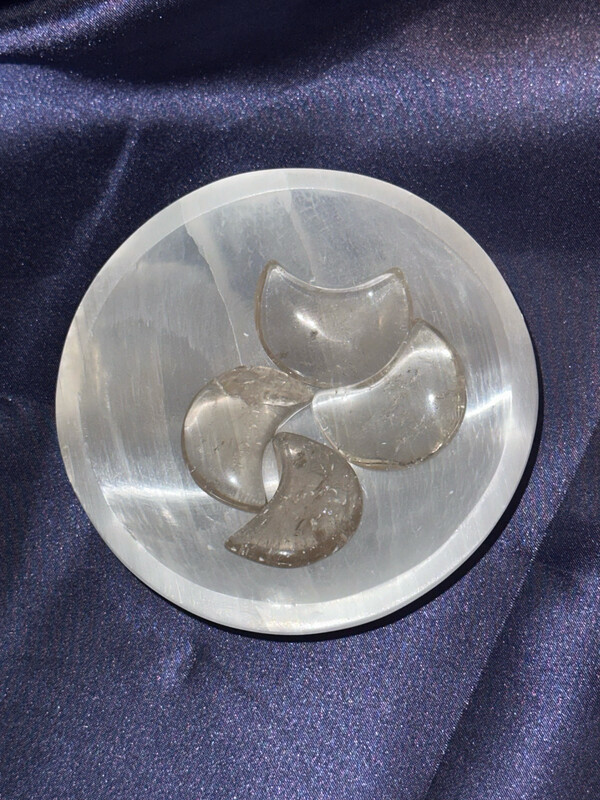 Smoky Quartz Mini Moon