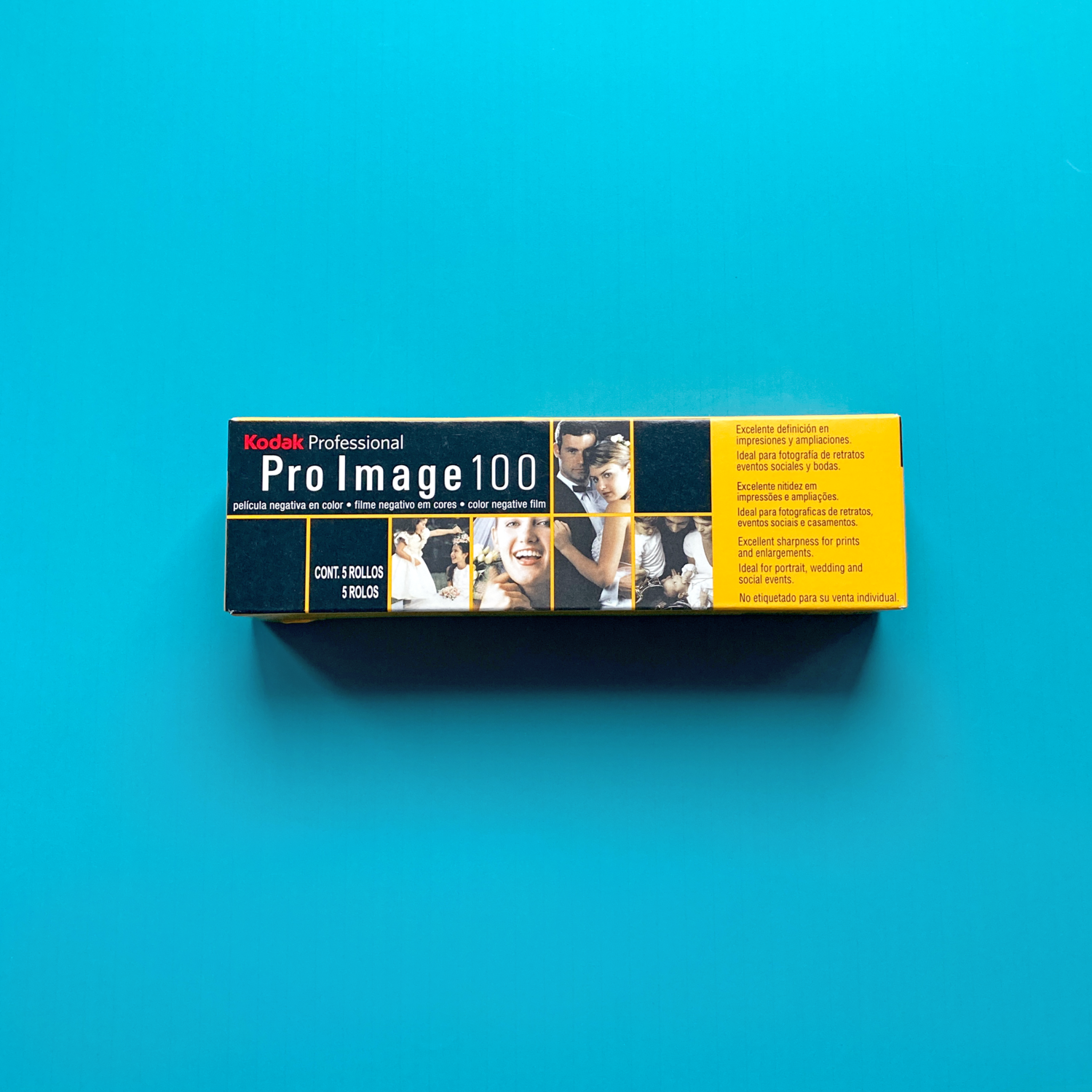 Kodak Pro Image 100 35mm 36Exp Pack of 5