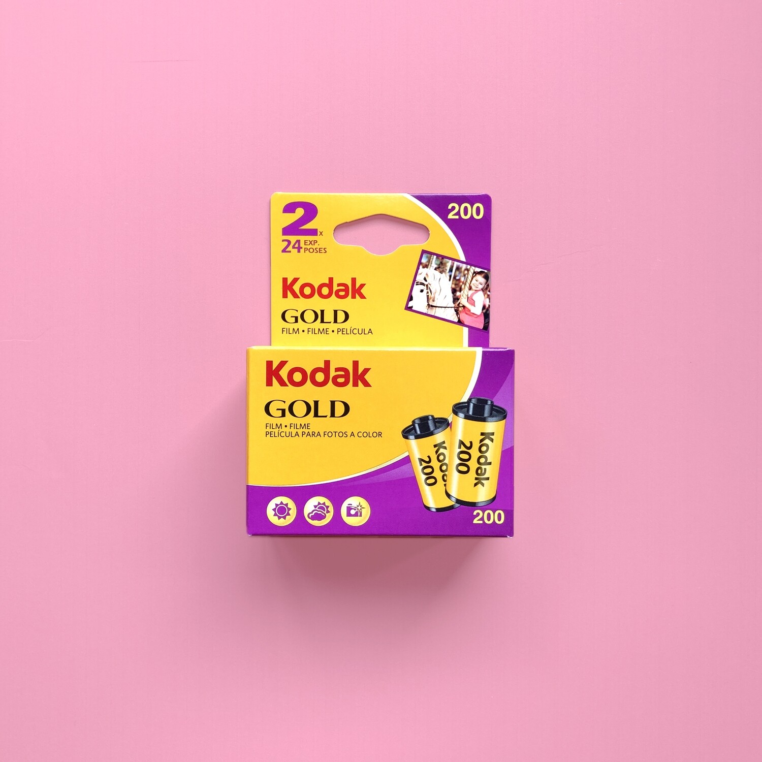 Kodak Gold 200 24exp 35mm Pack of 2