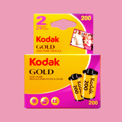 Kodak Gold 200 24exp 35mm Twin Pack