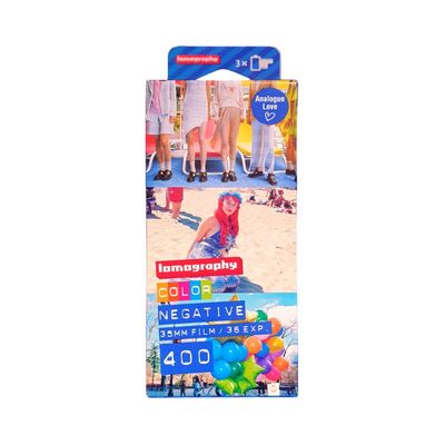 Lomography Colour Negative 400 36exp 35mm Film - Pack of 3