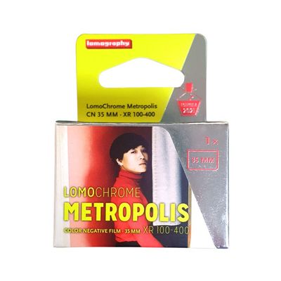 LomoChrome Metropolis 35mm ISO 100-400 – Pellicola Negativa A Colori Con Effetti Desaturati E Toni Unici