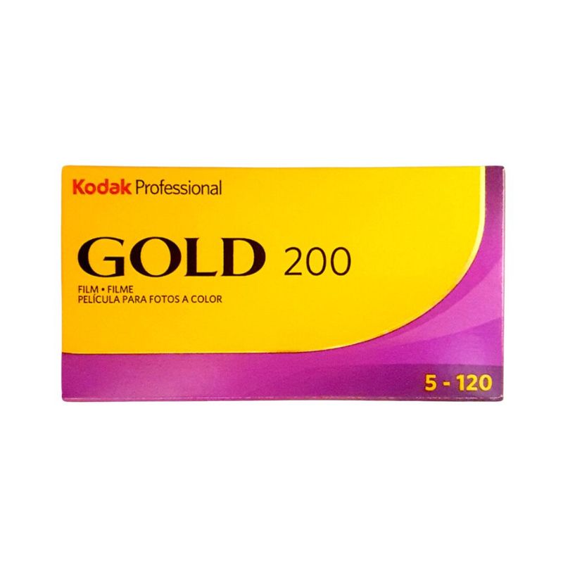 Kodak Gold 200 120 Colour Roll Film - 5 Pack