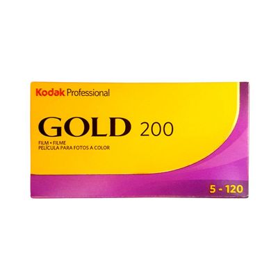 Kodak Gold 200 120 Colour Roll Film - 5 Pack