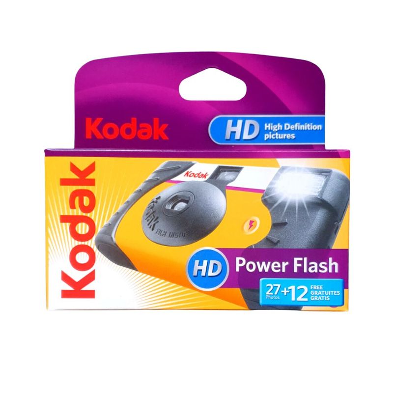 Kodak HD Power Flash Disposable Camera 27+12exp