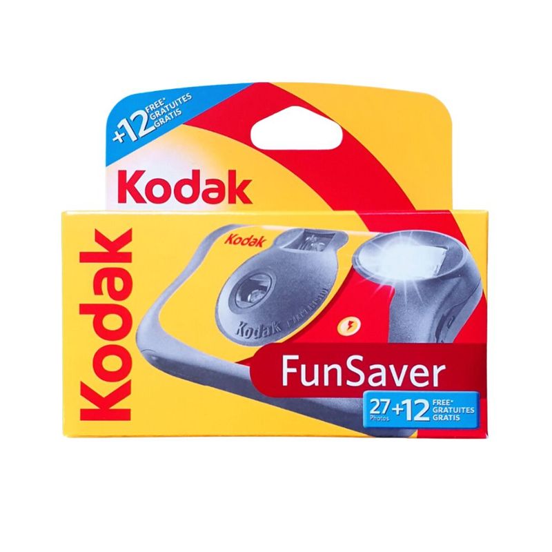 Kodak Funsaver Disposable Camera With 27+12 Exposure