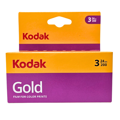 Kodak Gold 200 24exp 35mm Film - Triple Pack